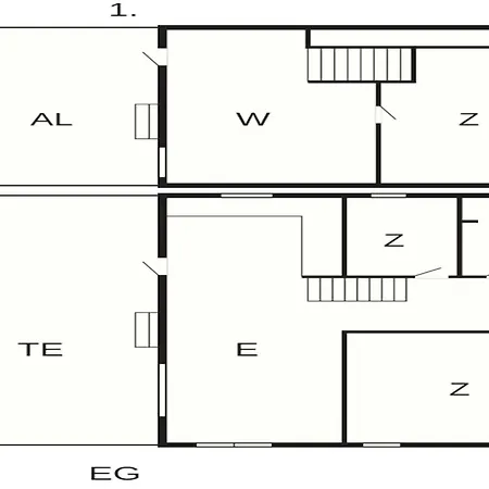 بيت للعطل 6 Person In Glesborg